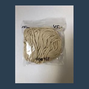 knyttesnor 15m 2mm sandfarvet