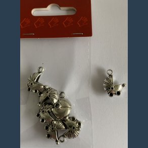 Charms barnevognr 6 stk