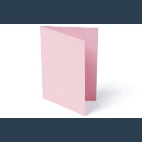 dobbelt kort A7 200g 10 stk rosa