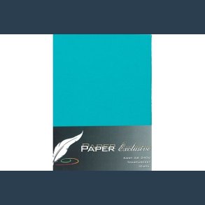 kort A6 240g 10 stk turquoise