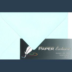 kuvert C6 120g 10 stk lysgrn