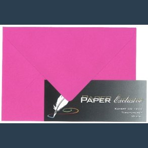 kuvert C6 120g 10 stk pink