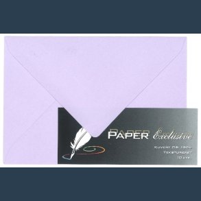 kuvert C6 120g 10 stk lilla