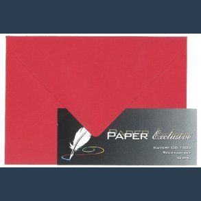 kuvert C6 120g 10 stk rd
