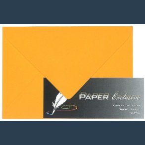 kuvert C6 120g 10 stk orange