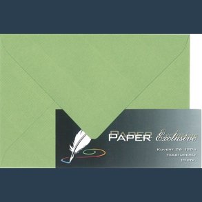 kuvert C6 120g 10 stk grn