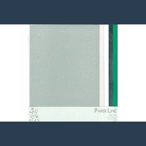 Parpir Mix slv & grn A4 5 ark.