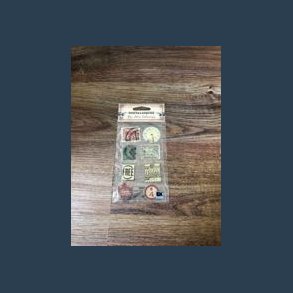 stickers frimrker m sm glaskugler 8 stk