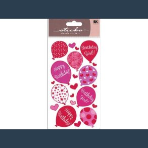 stickers vellum baloner