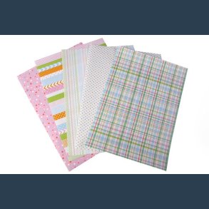 Papir selvklbende A4 pastel 5 ass. pk.