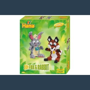 Hama 3D Rv og Kanin