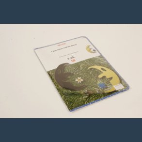 3 gule mner med bl stjerner