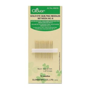 Clover Eye Quilting needles nr 9