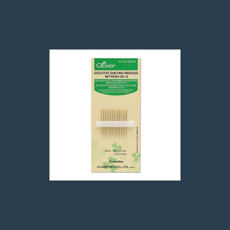 Clover Eye Quilting needles nr 9