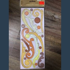 chipboard decorations gylden 12 x 30,5 cm