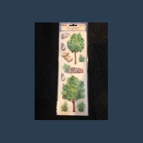 Stickers scrapbook10 x 30 cm trer