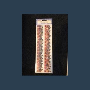 Stickers scrapbook10 x 30 cm border teatergster