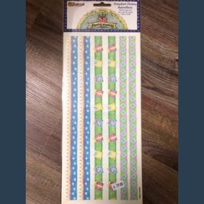 Stickers scrapbook 14 x 30,5cm border