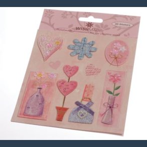 STICKERS ass rosa pynt 3D