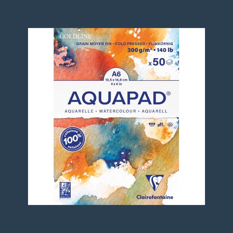 Clairefontaine Aquapad A6 50 ark