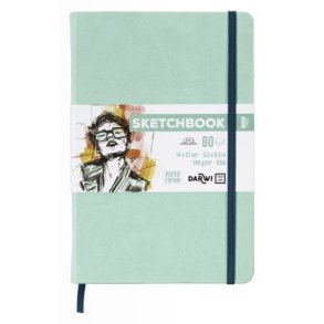 DFY Sketchbook 14 X21 cm 140 g mintgreen