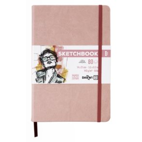 DFY Sketchbook 14 X21 cm 140 g soft pink