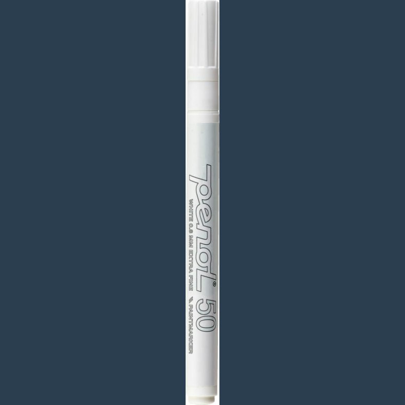 Penol paintmarker 1,2mm ekstra fine white