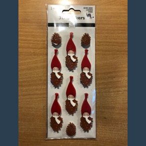 stickers jul 3D nisser p kogler