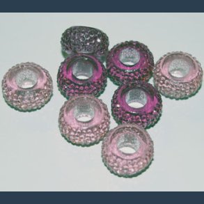 Harpiks perle 8 stk.12 mm hul 4,5 mm