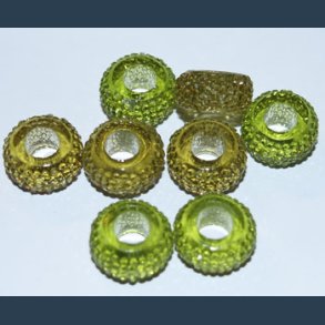 Harpiks perle 8 stk. 12 mm hul 4,5 mm