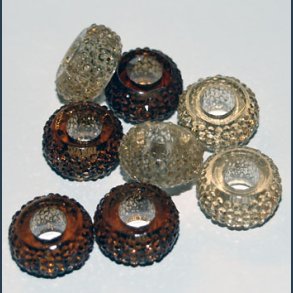 Harpiks perle 12 mm 8 stk. hul 4,5 mm