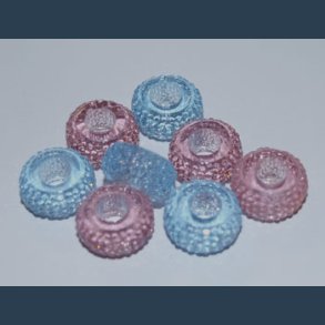 Harpiks perle 12 mm 8 stk. hul 4,5 mm