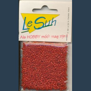 Glasperle/rocailles 2,5 mm ca 20g mix r�d