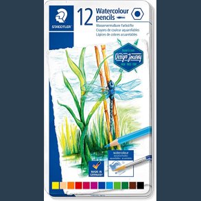 Staedtler Watercoler Pencil 12 stk ass