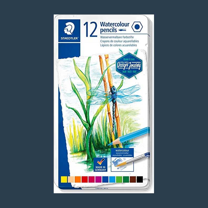 Staedtler Watercoler Pencil 12 stk ass