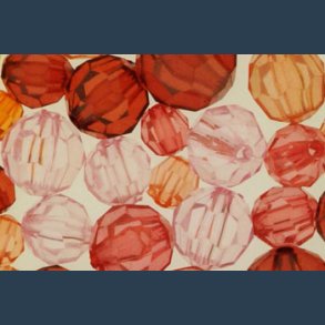 perle facet plast ass str.40 g  symfoni Rd