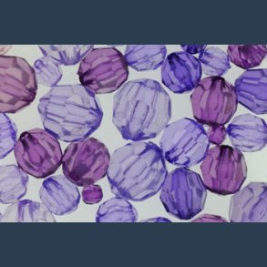 perle facet plast ass st r40 g  symfoni lilla