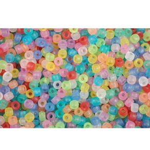 Plastperle frost ass 50 g