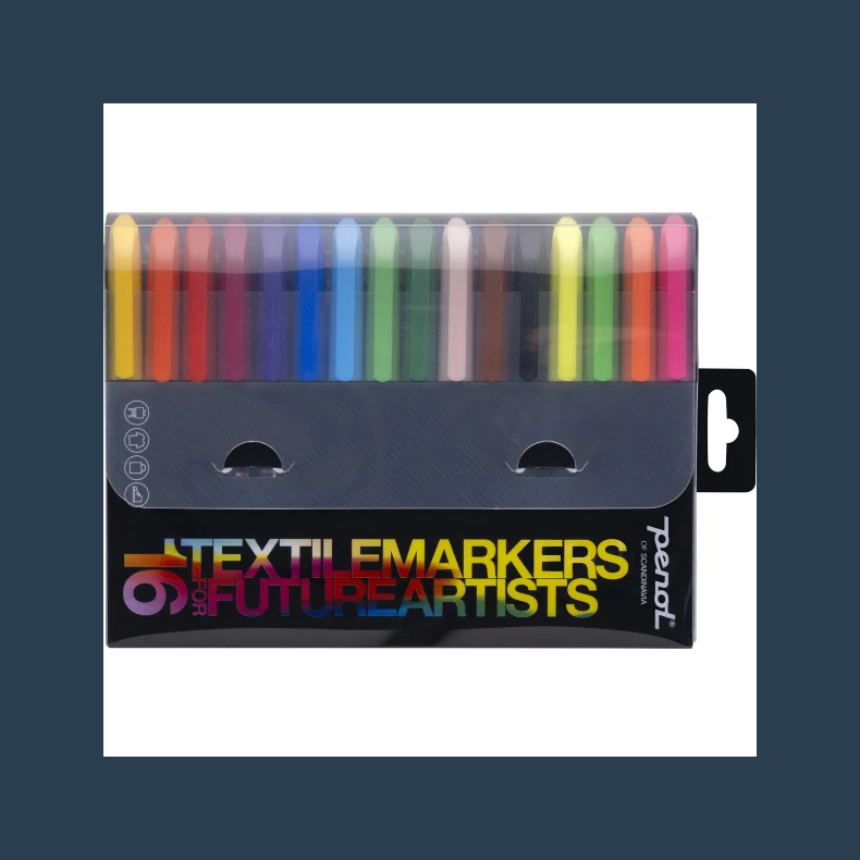 Penol textilmarkers 16 ass