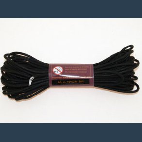 paracord faldskrmsline 4mm x 16m sort