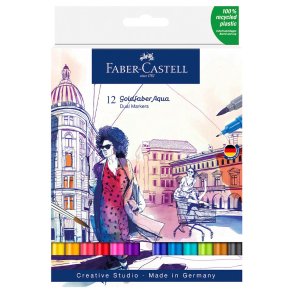 Faber Castell Goldfaber Aqua Dual marker 12 ass