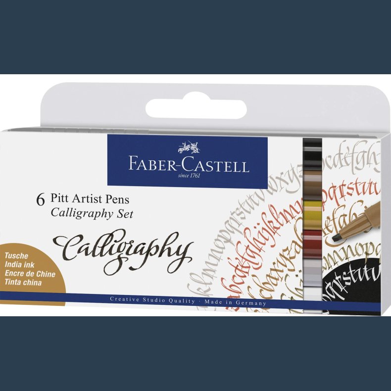 faber-castell 6 pitt artist pens Calligrafi st