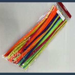 Chenille ass neonl 50 stk