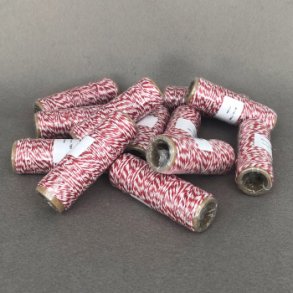 snor 1mm 10 m rd/hvid