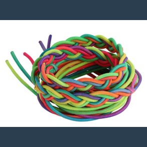 Elastik 6 X 1 M Neonfarver 2mm