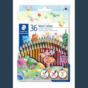 STAEDTLER  Noris Colour 36 ass  trekantede
