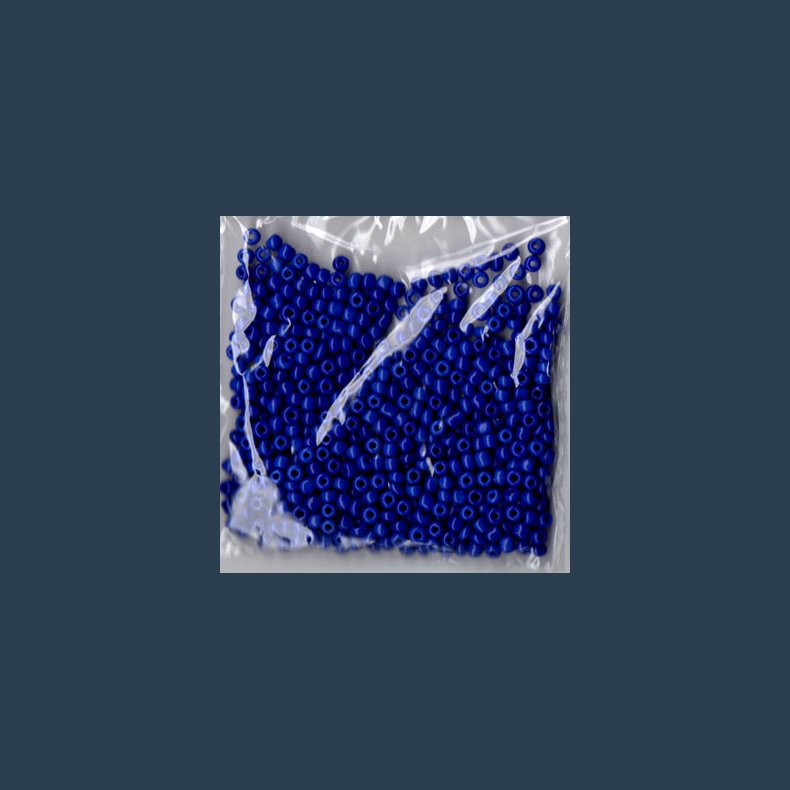 Glasperle/rocailles 2,5 mm ca 20g bl