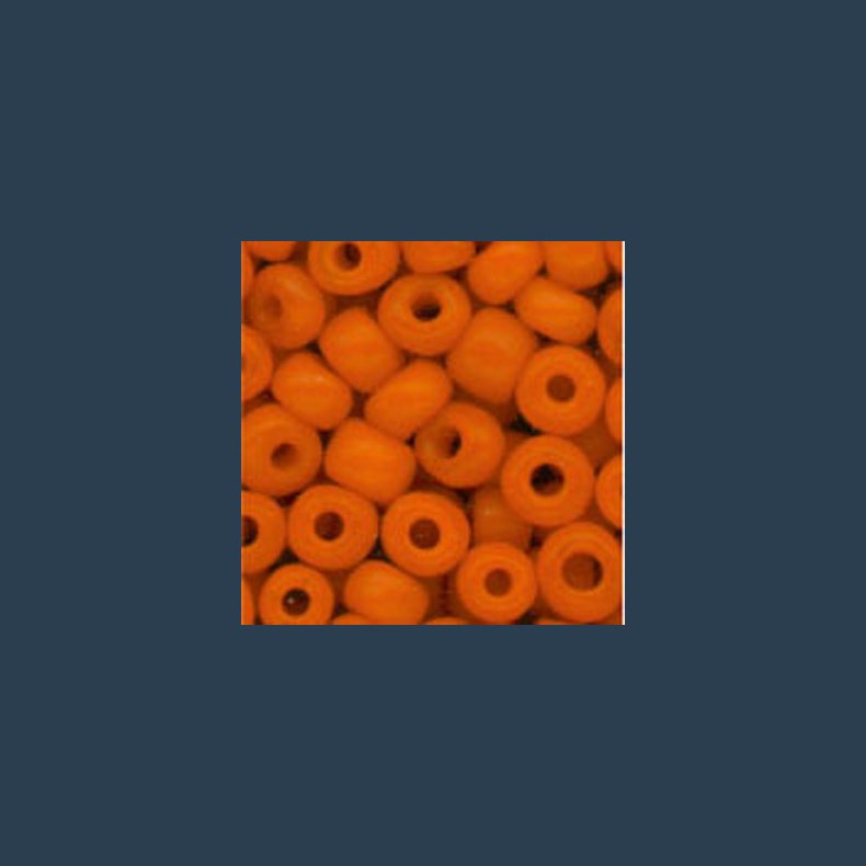 Glasperle/rocailles 2,5 mm ca 20g orange