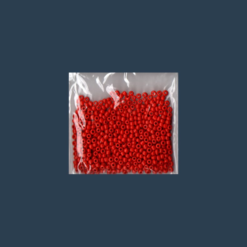 Glasperle/rocailles 2,5 mm ca 20g r�d