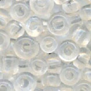 Glasperle/rocailles 2,5 mm ca 20g klar materet